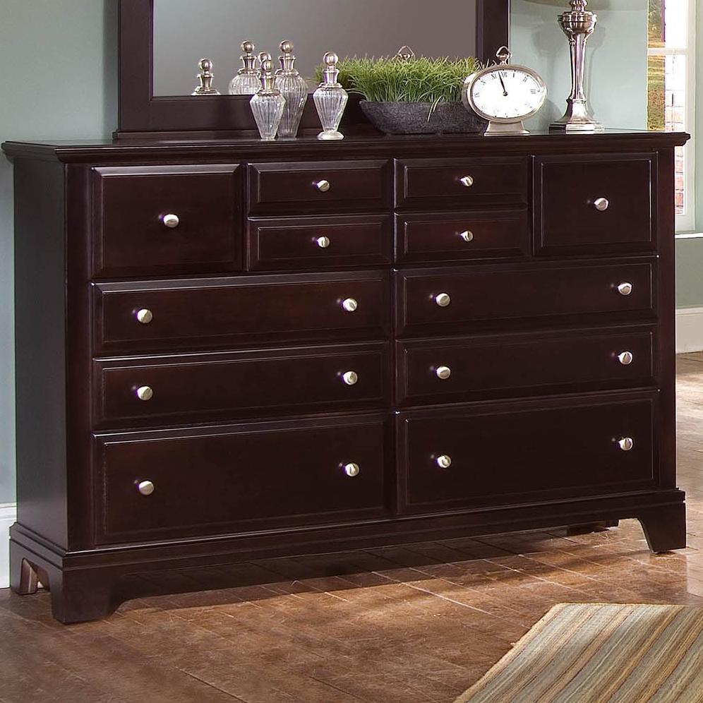 Vaughan Bassett Hamilton Triple Dresser with 7 Drawers Belfort